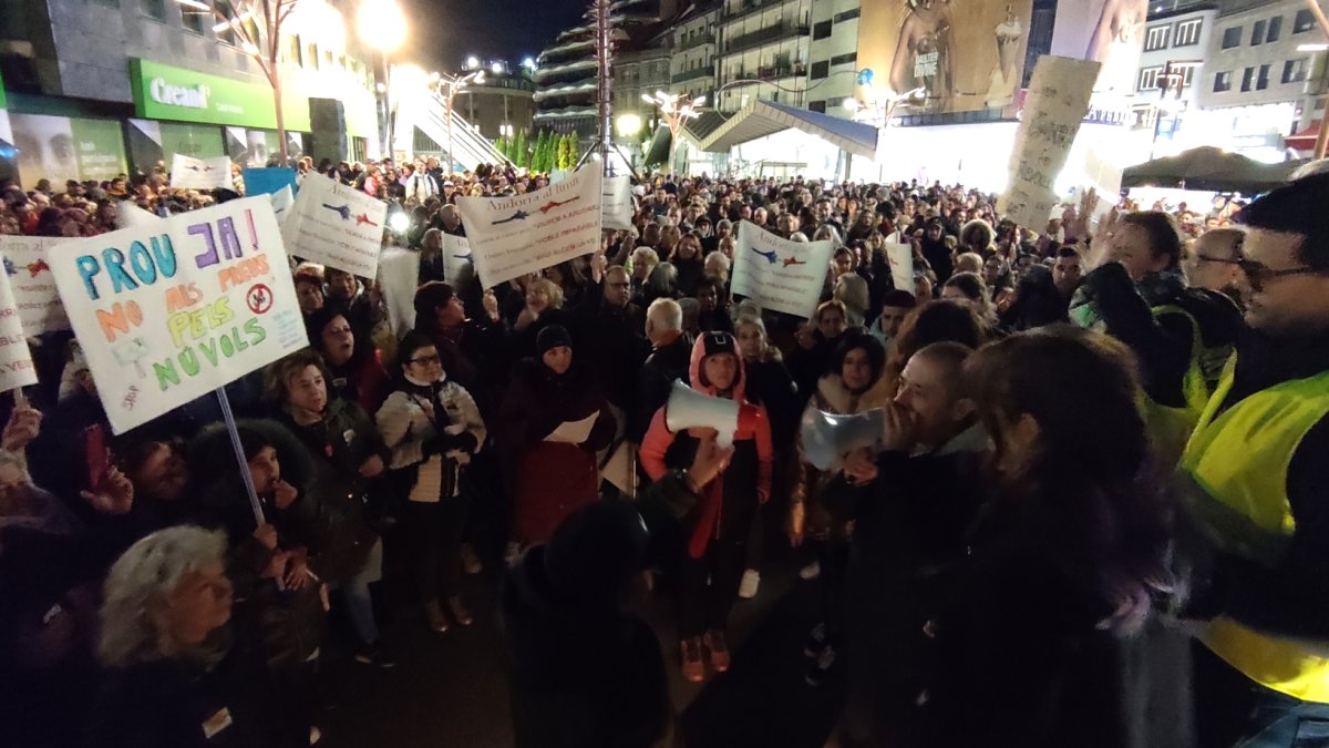 Manifestació pel dret a l’habitatge.