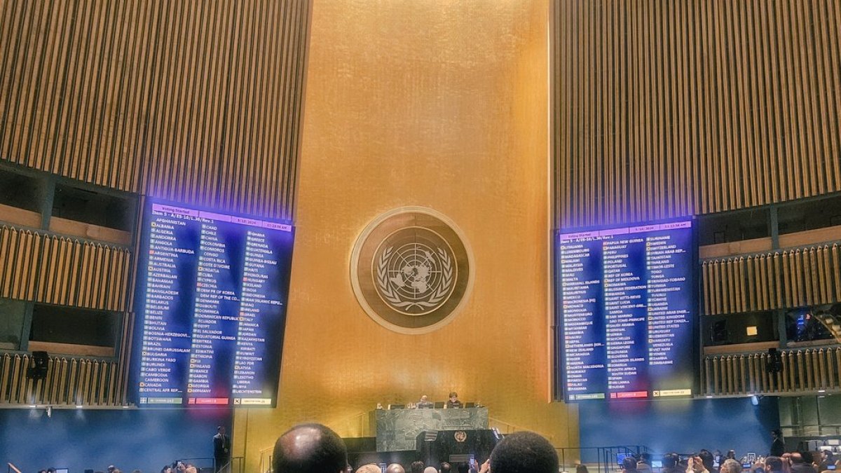 Assemblea de l'ONU celebrada avui