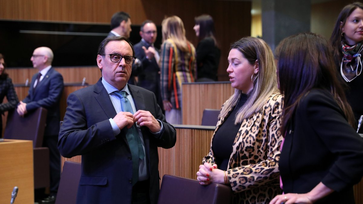 Jordi Jordana i Maria Martisella al Consell General.