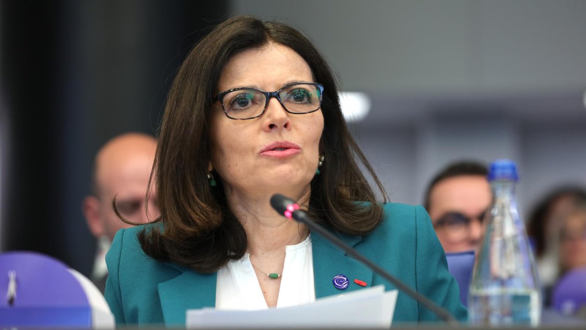 La ministra d'Afers Exteriors, Imma Tor, durant la 133a sessió del Comitè de ministres del Consell d’Europa.