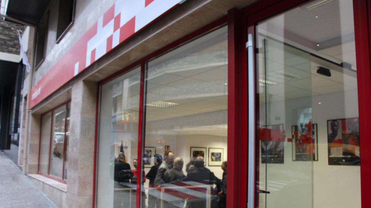 Les oficines de la Creu Roja.