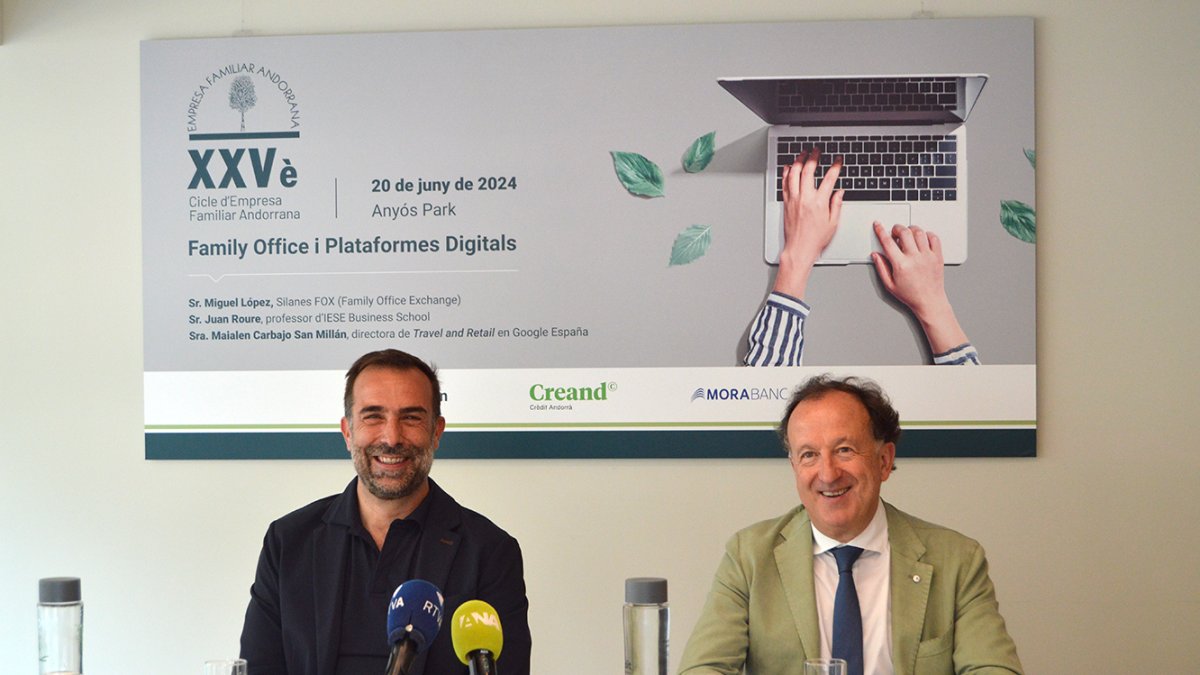 Daniel Armengol i Joan Tomàs han presentat avui les jornades de l'EFA
