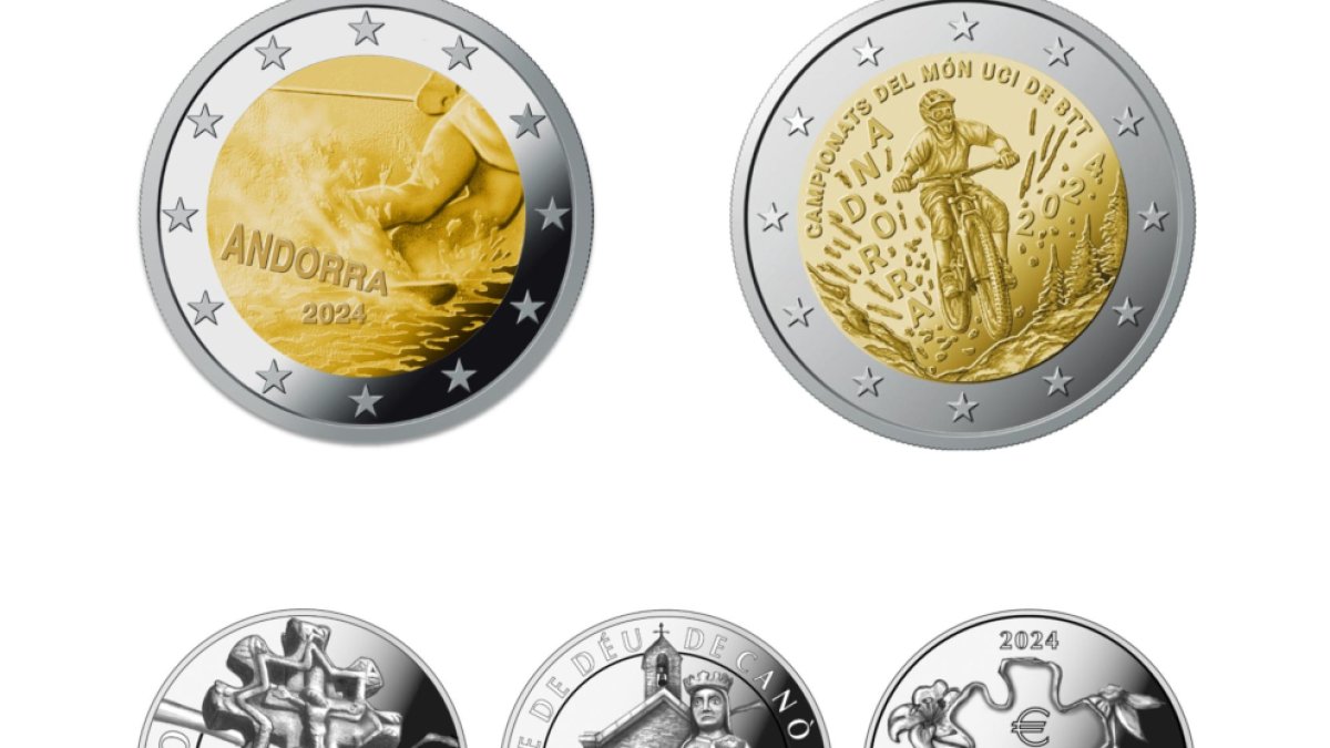 es noves monedes de col·lecció d'Andorra del 2024
