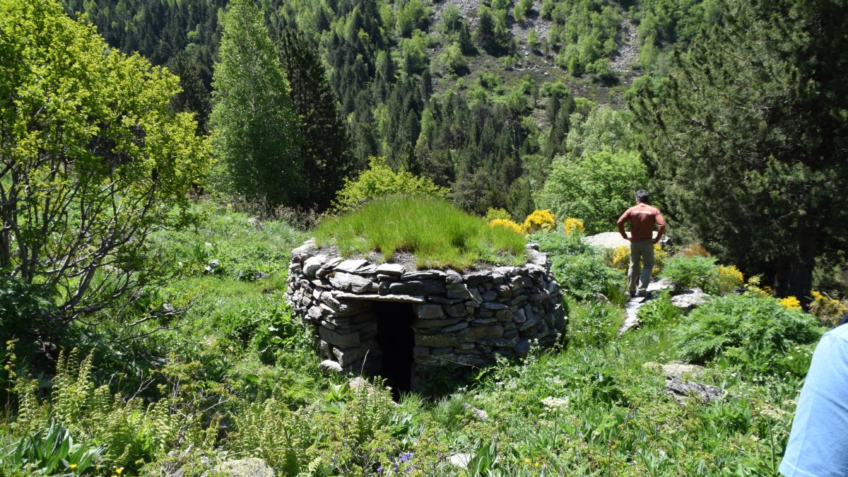 Una cabana de pastors al parc natural.