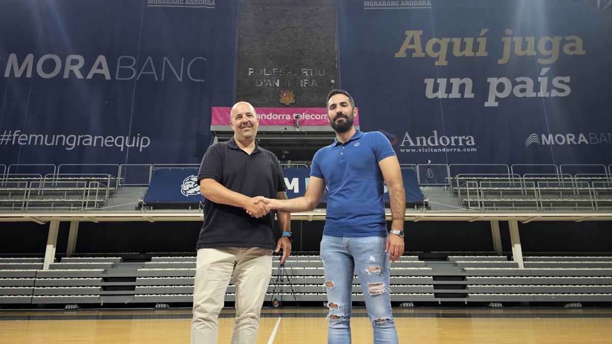 Aixàs i González al Poliesportiu d'Andorra