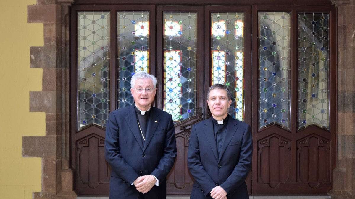 Joan-Enric Vives i Josep-Lluís Serrano avui a la Seu