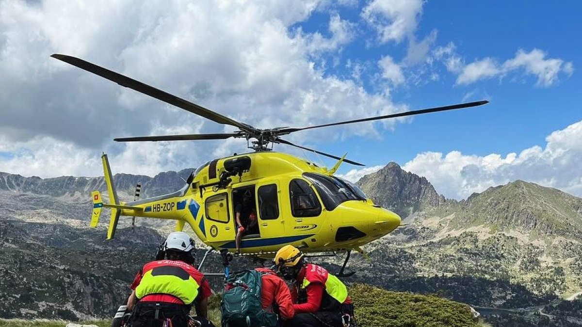 Rescat d'un menor accidentat a Fontverd