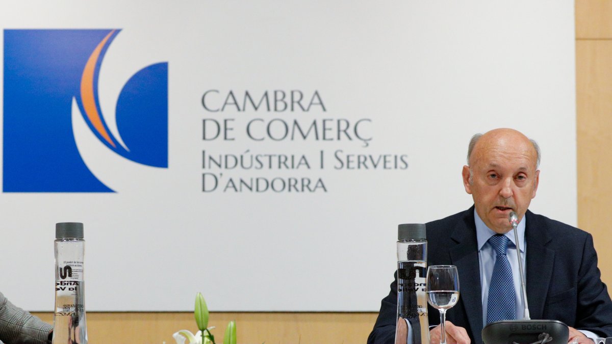El president de la Cambra de Comerç, Josep Maria Mas.