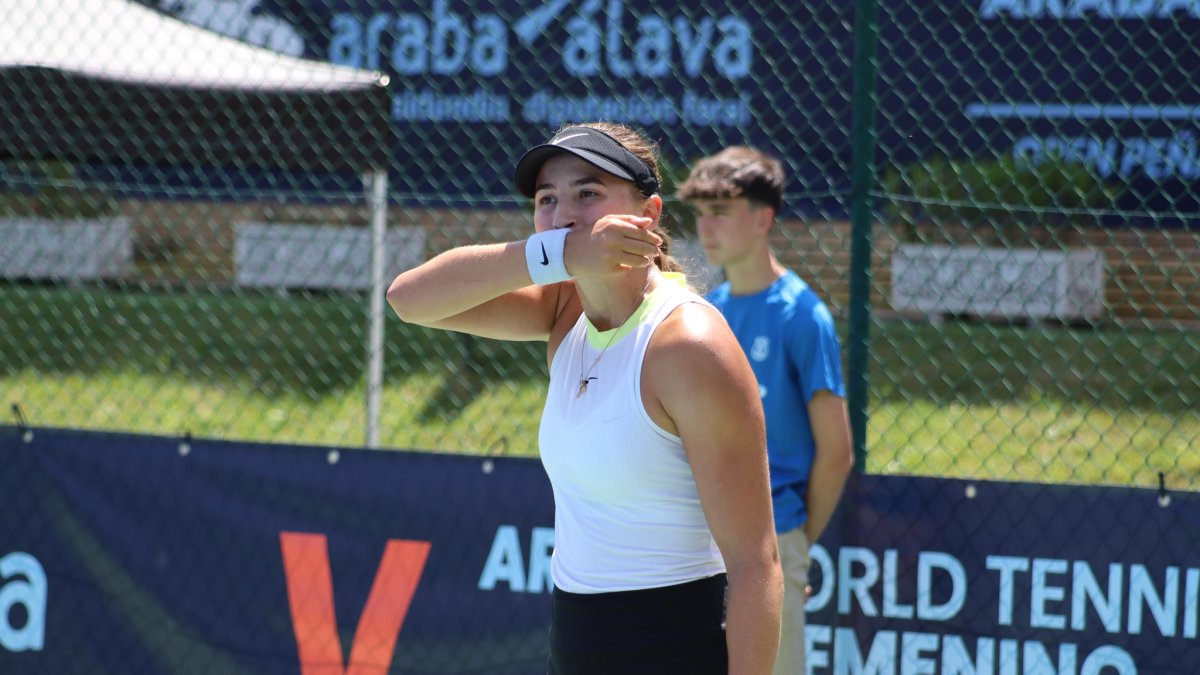 Vicky Jiménez, en el darrer torneig a Vitòria.