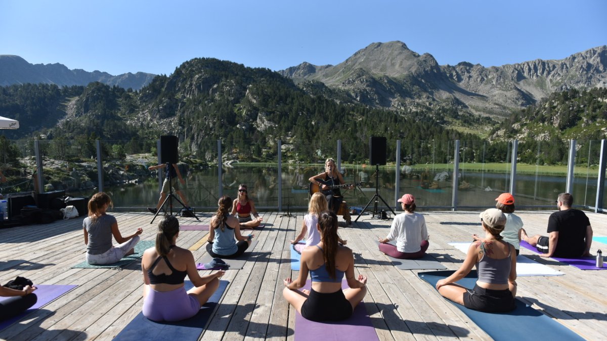 Participants a l'Andorra Yoga Fest