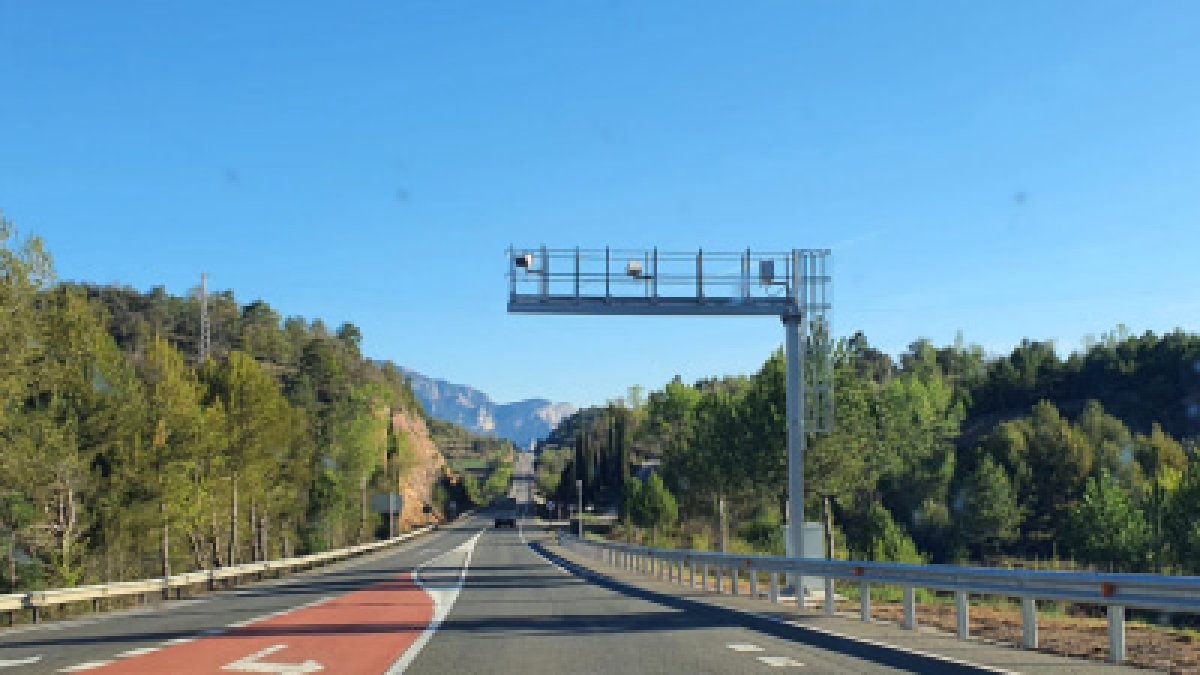 El radar de tram situat a la C-14.