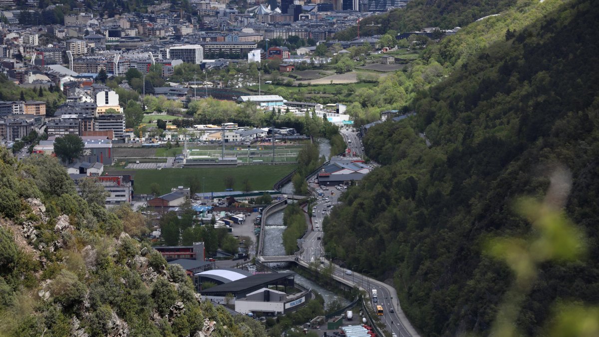 Vistes d'Andorra la Vella.