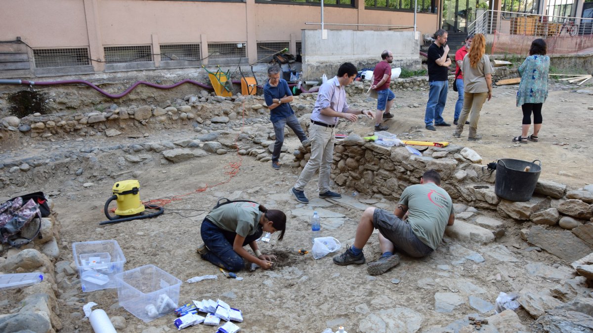 Un moment de les excavacions.