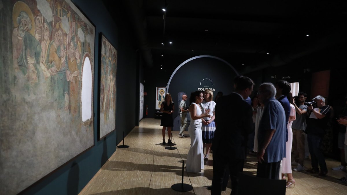 Els frescos de Sant Esteve ja estan a l'Espai Columba