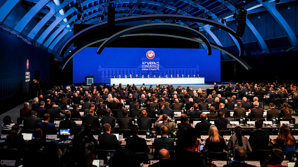 Congrés de la UEFA celebrat a Lisboa el 2023.