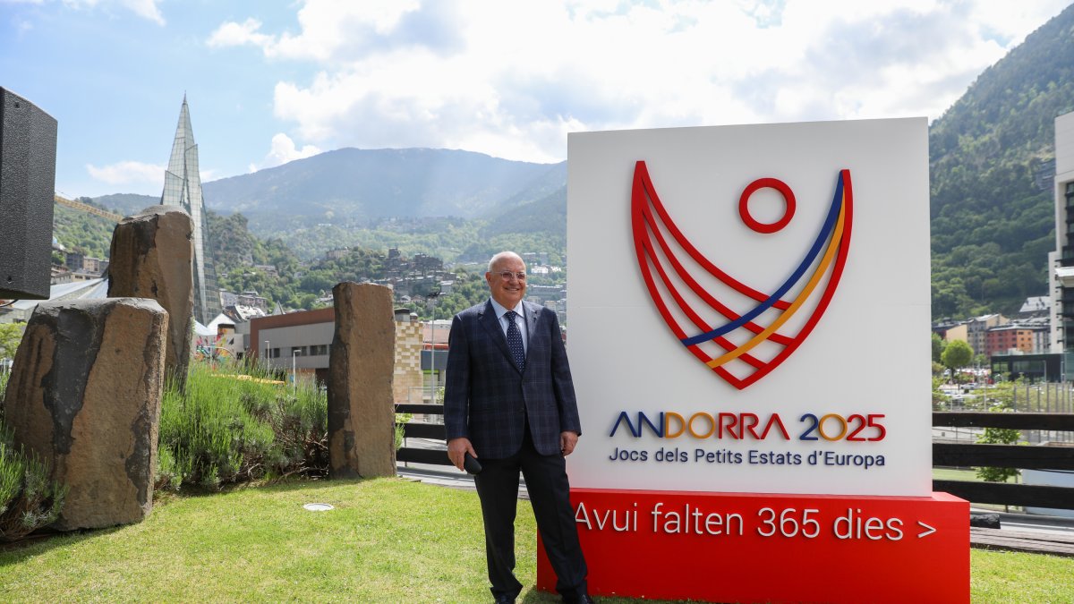 Xavier Espot Miró, president del comitè organitzador dels Jocs dels Petits Estats d’Andorra.