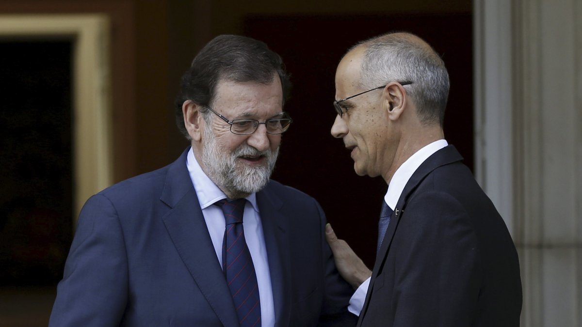 Mariano Rajoy i Toni Martí a la Moncloa.