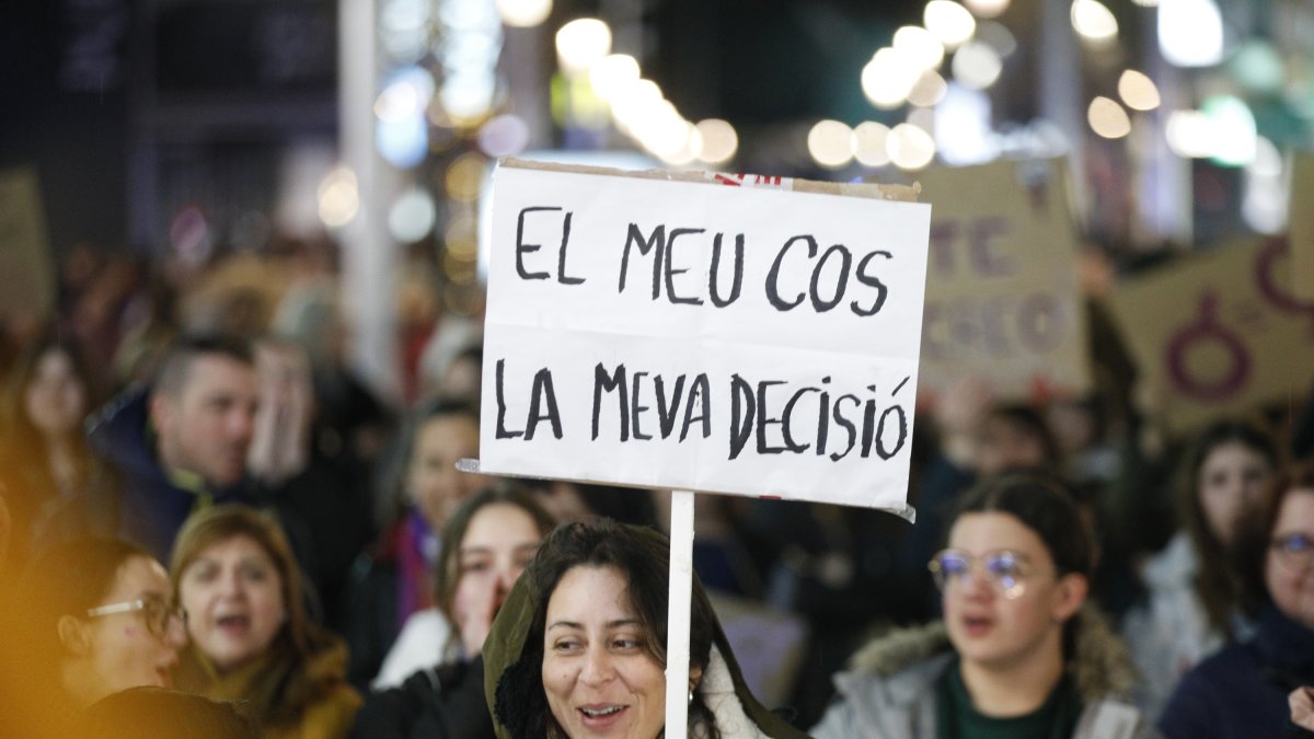 La manifestació del 8 de març de l’any passat.