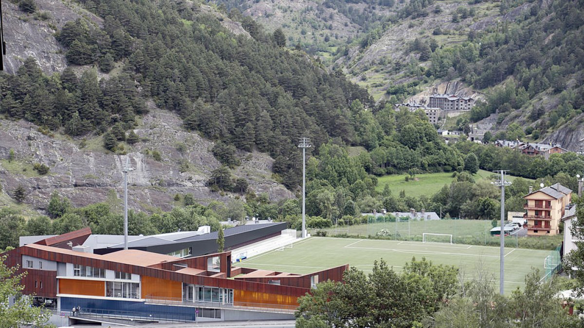 Vista del Centre de Tecnificació Esportiva d'Ordino