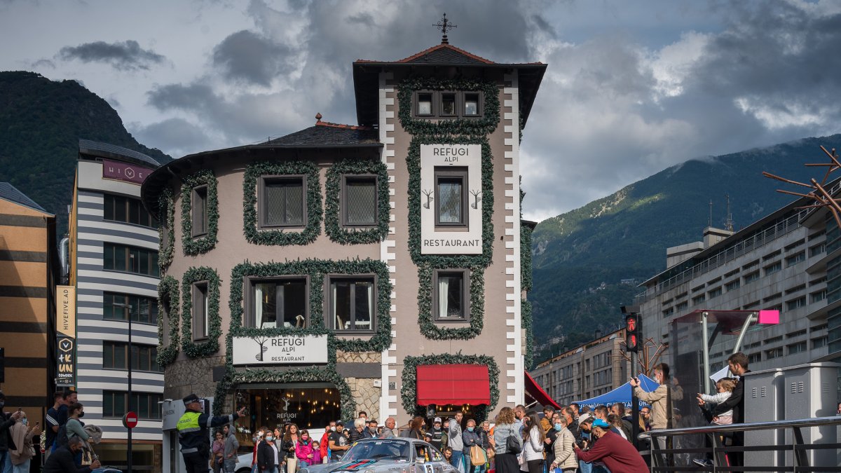 Una edició anterior del ral·li d'Andorra Històrica