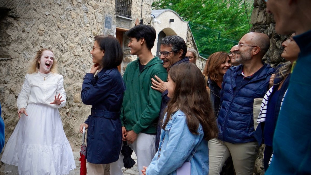 Un moment de la visita teatralitzada