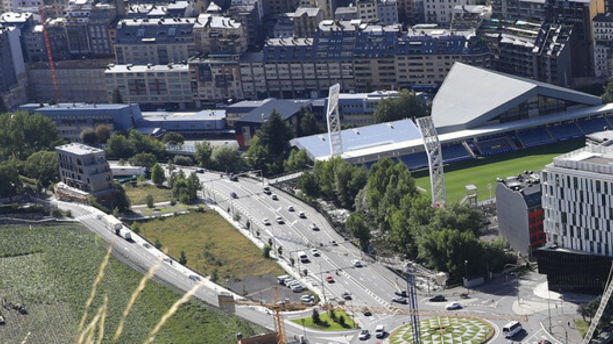 Terreny on està prevista l'edificació