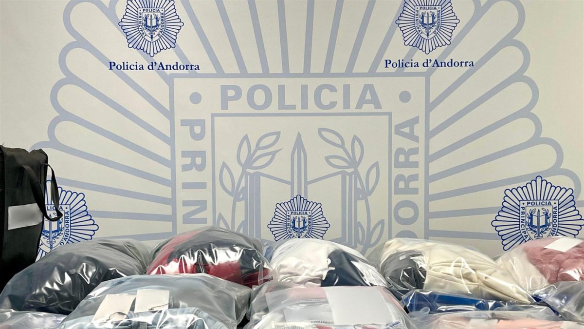 La mercaderia sostreta per la policia