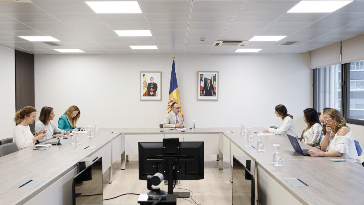 La reunió celebrada a principi de mes amb Xavier Espot i Helena Mas.