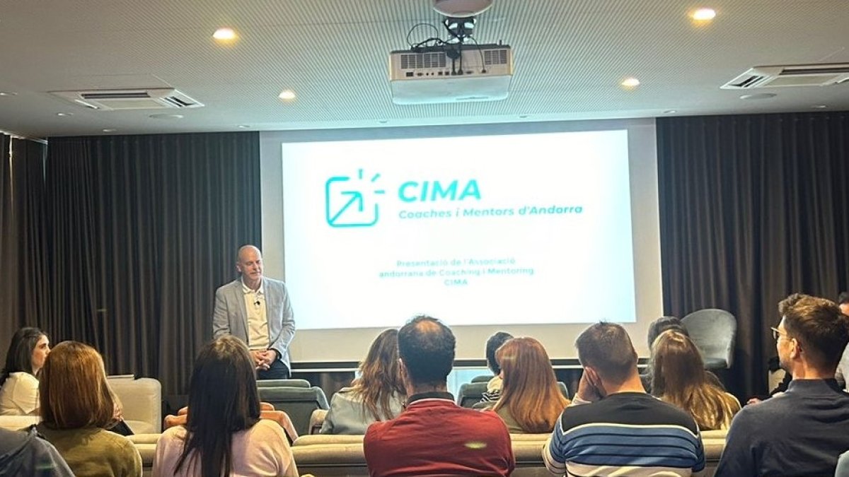 Ignasi Martín, President de CIMA, durant la presentació de l’associació