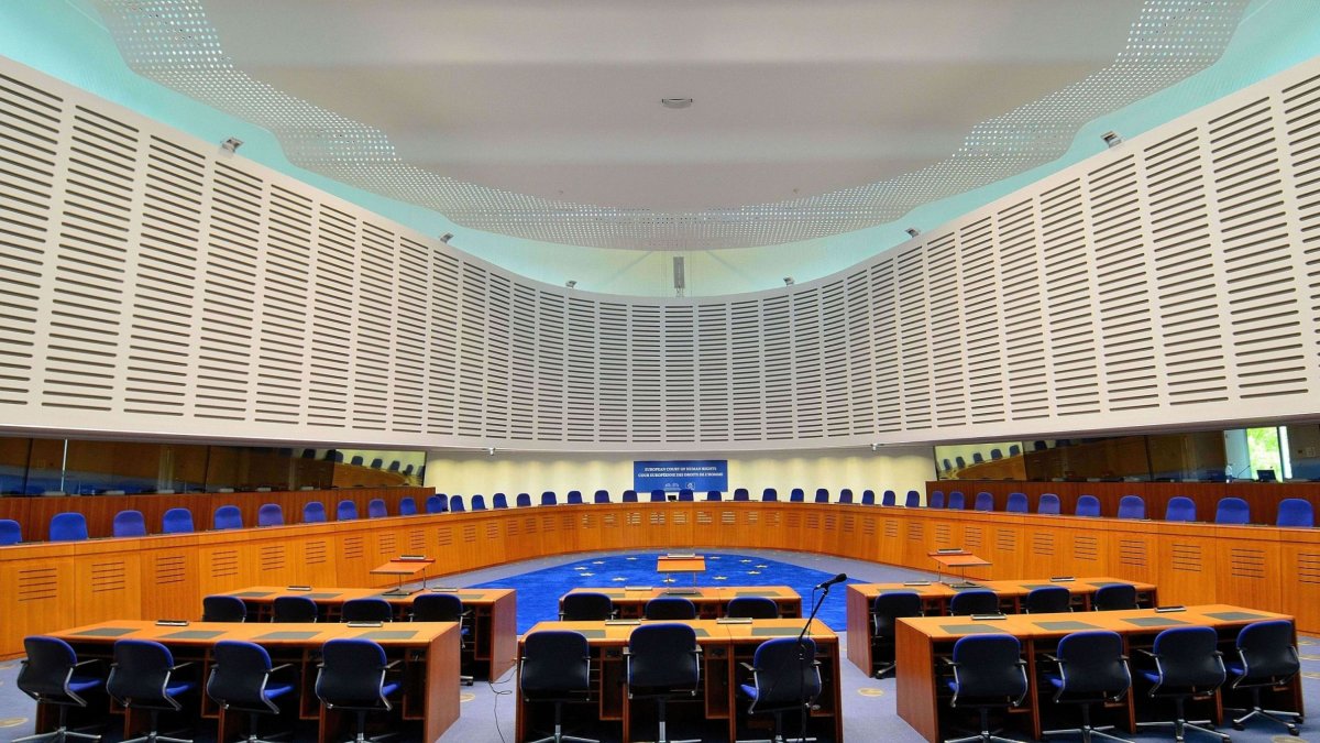 Sala del Tribunal Europeu dels Drets humans.