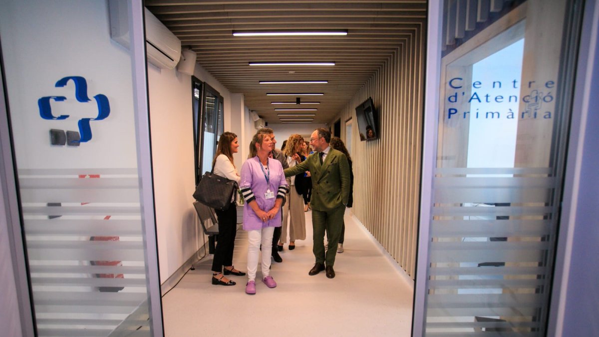 Espot en la inauguració del centre d'atenció primària de Ciutat de Valls