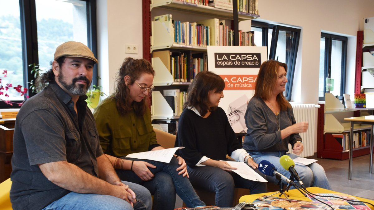 Presentació de les novetats de La Capsa aquest matí