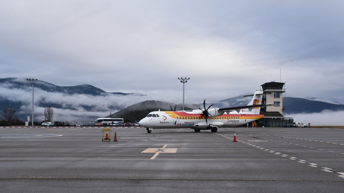 Un avió d’Air Nostrum.