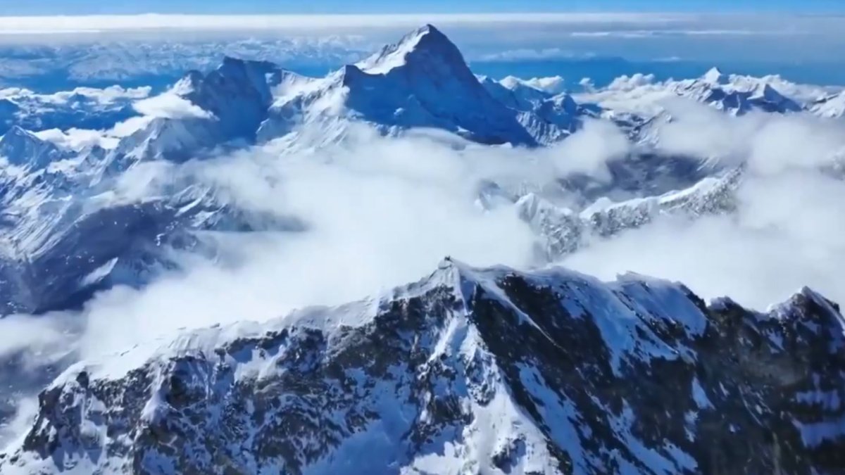 Dron sobre l'Everest