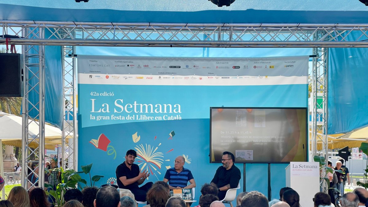 Pau Castell, Alfred Llahí i Jonathan López-Vera al Matí d’Andorra.