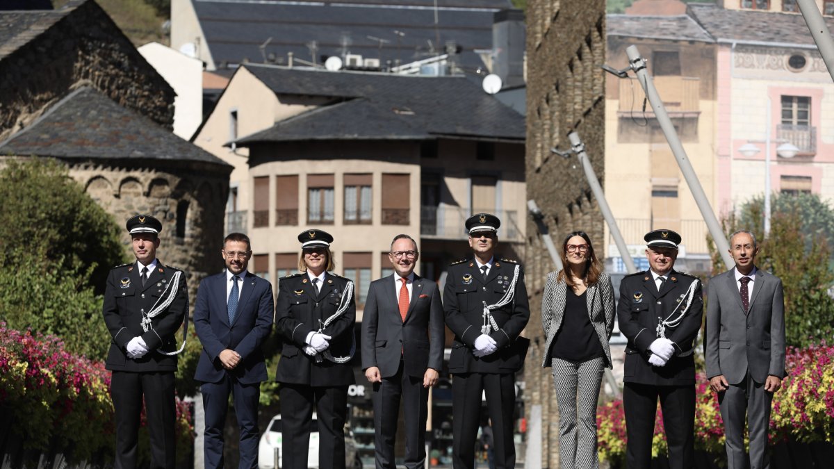 Espot i Molné en la celebració de la patrona dels agents penitenciaris