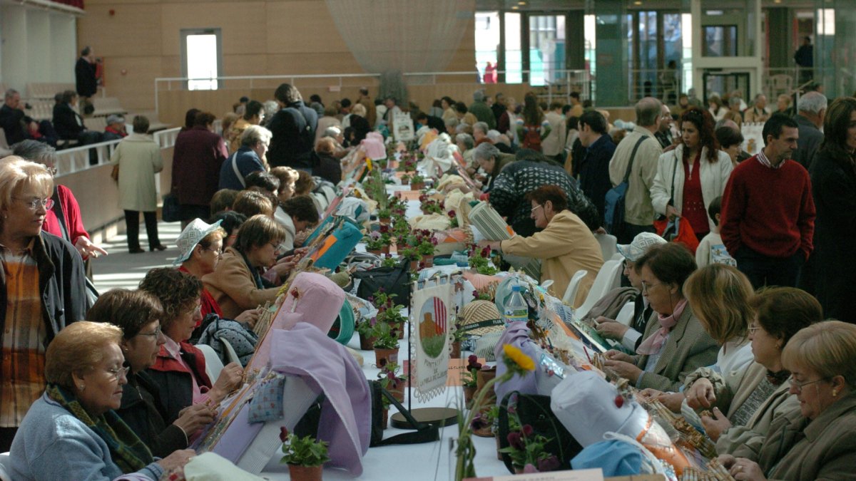 La trobada de puntaires de l’any 2004