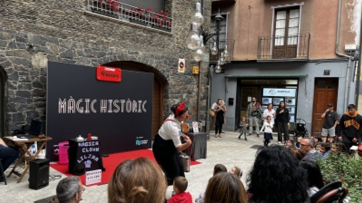 Un espectacle de la primera edició del Màgic Històric.