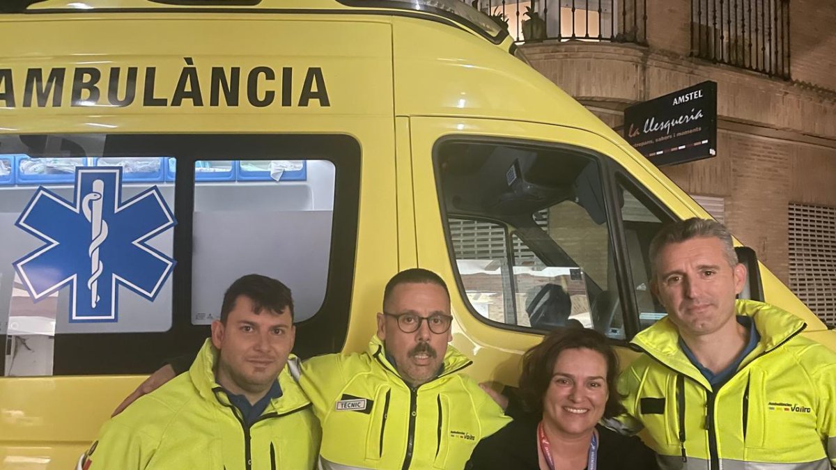 Ambulàncies Valira ajudant a València