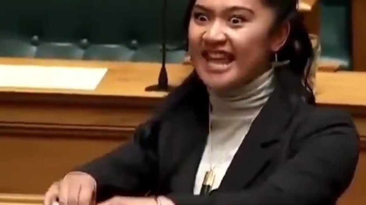 Haka maori al Parlament de Nova Zelanda