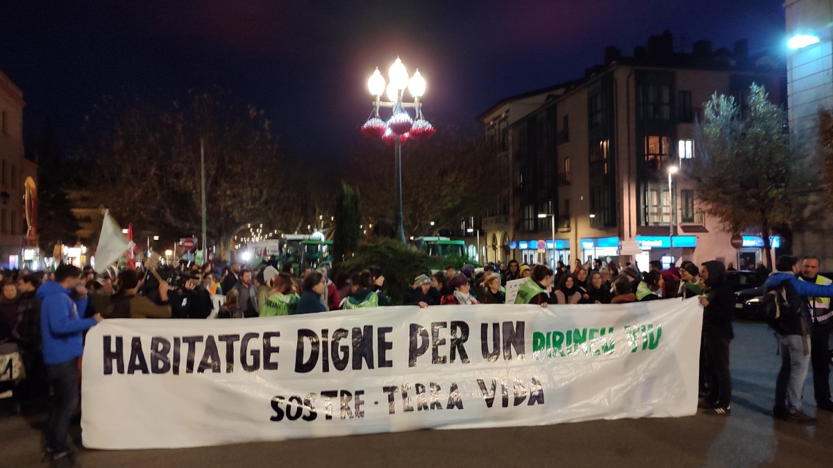 Manifestació Pirineu Viu la Seu