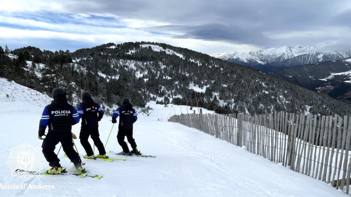 Policia recorda normes bàsiques de seguretat a les pistes d'esquí