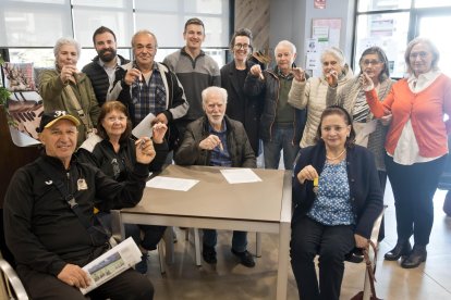 Entrega de les claus dels Horts Socials