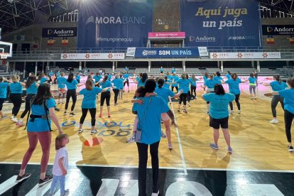 El grup de zumba aquest matí