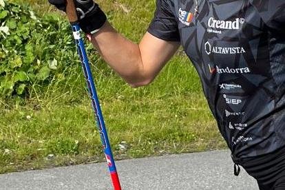 Gina del Rio entrenant a Trondheim.