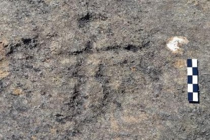 El gravat medieval descobert a Ordino