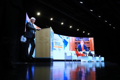 El president de la CEA, Gerard Cadena, en la inauguració de la Trobada Empresarial