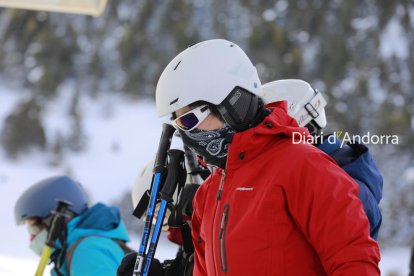 Esquiadors, Esquí, Grandvalira, El Tarter, Pass Covid, Mascareta