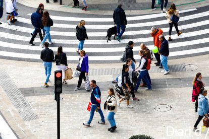 Turistes passejant per la Rotonda