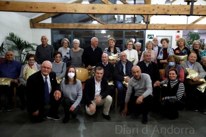 Homenatge padrins lauredians de més de 80 anys